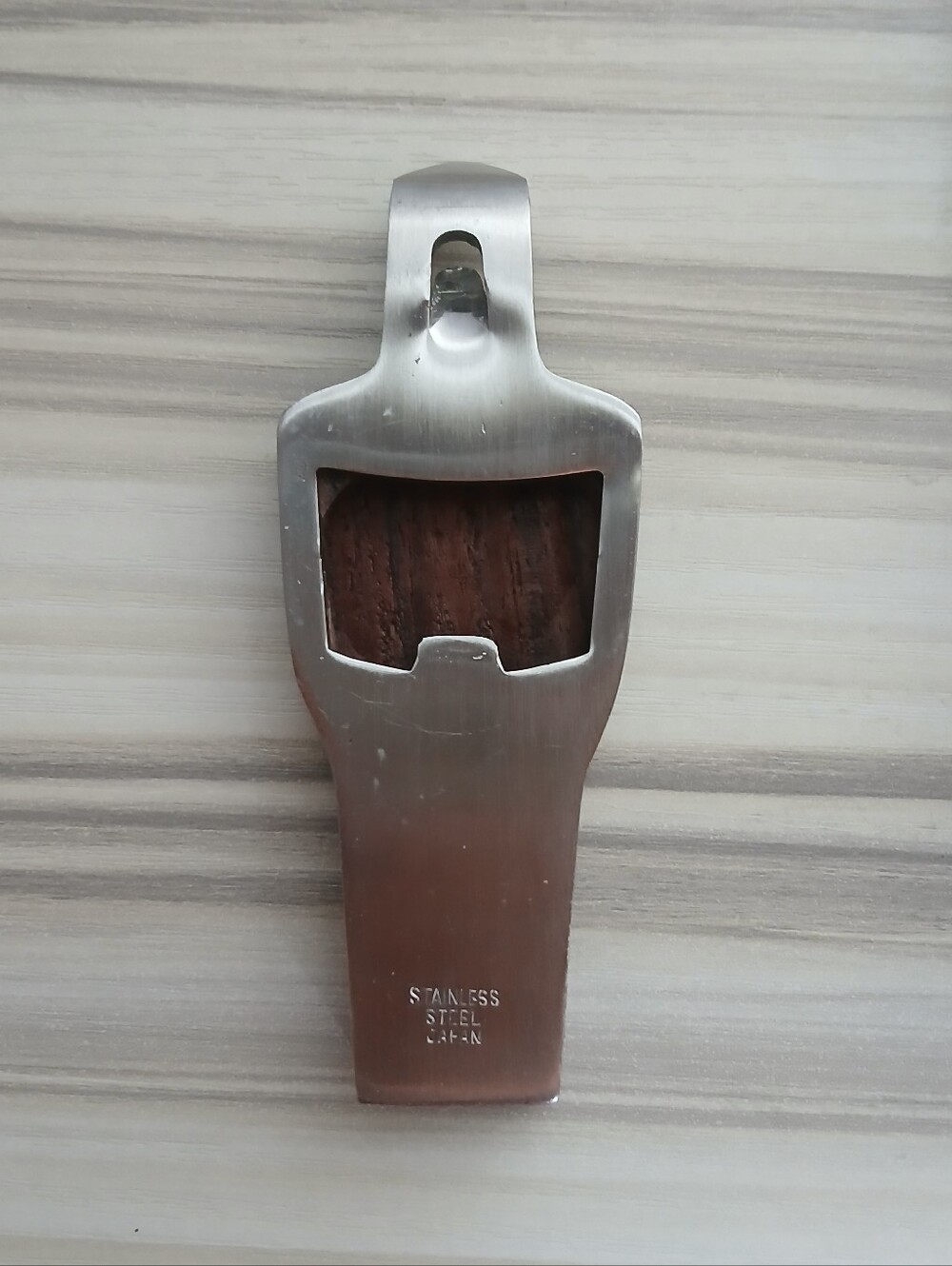 Vtg Mid-Century Modern Stainless Steel Rosewood 5 Piece Bar Set in Box Japan - Picture 8 of 9